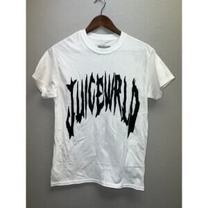 Juice Wrld Shirt 999 White Black Script Tee Musician Rap Rapper Small